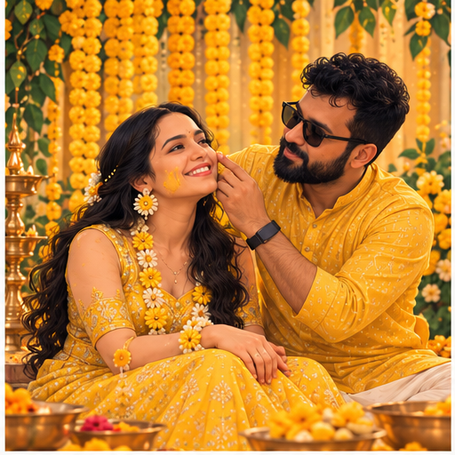 Haldi Ceremony Art