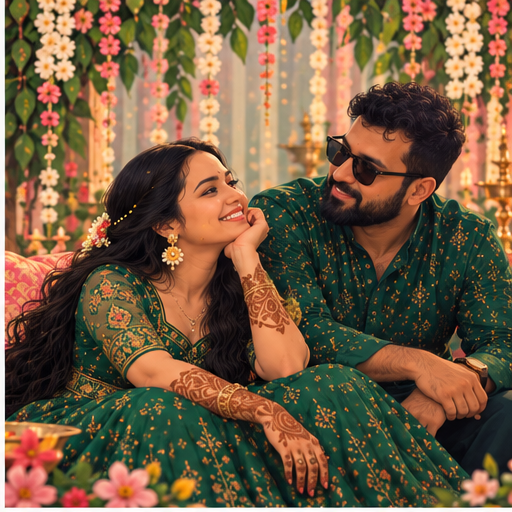 Mehendi Ceremony Art